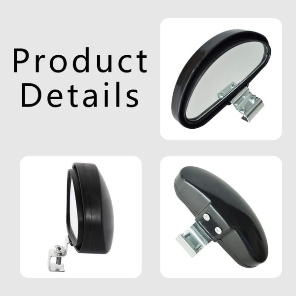 511B6sUZJCL._AC_SL1000_ Adjustable Wide Angle Blind Spot Mirror, Screw Fixation, HD Glass, Universal Fit for Car SUV Truck