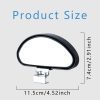 51Z9HsSbtL._AC_SL1000_ Adjustable Wide Angle Blind Spot Mirror, Screw Fixation, HD Glass, Universal Fit for Car SUV Truck