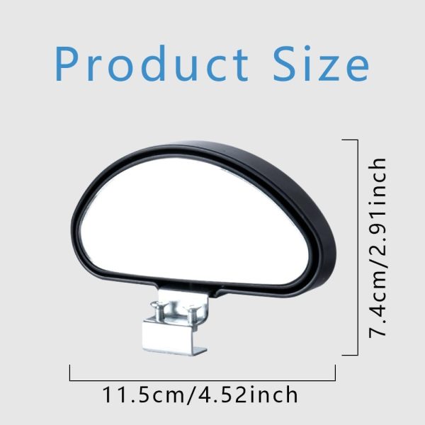 51Z9HsSbtL._AC_SL1000_ Adjustable Wide Angle Blind Spot Mirror, Screw Fixation, HD Glass, Universal Fit for Car SUV Truck