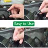 100 Pcs Car Plastic Mounting Clips, 6 Types Bumper Door Trim Rivets Set, Nylon Expansion Rivets Kit
