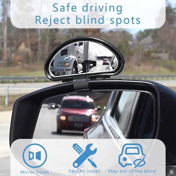 61CvaDgAJRL._AC_SL1000_ Adjustable Wide Angle Blind Spot Mirror, Screw Fixation, HD Glass, Universal Fit for Car SUV Truck