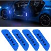 61IpycYK49L._AC_SL1200_ 4PCS Reflective Open Warning Stickers for Car Door, Night Visibility Auto Safety Decals, 3.6 Inch Anti-Collision Strip Tape, Universal for Truck, SUV, Van (Blue)