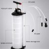 7L Manual Vacuum Oil Pump – Fluid Extractor for Oil, Petrol & Fuel Transfer, Includes 4 Tubes, for Cars, Motorbikes & Marine Engines