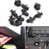 100 Pcs Car Plastic Mounting Clips, 6 Types Bumper Door Trim Rivets Set, Nylon Expansion Rivets Kit