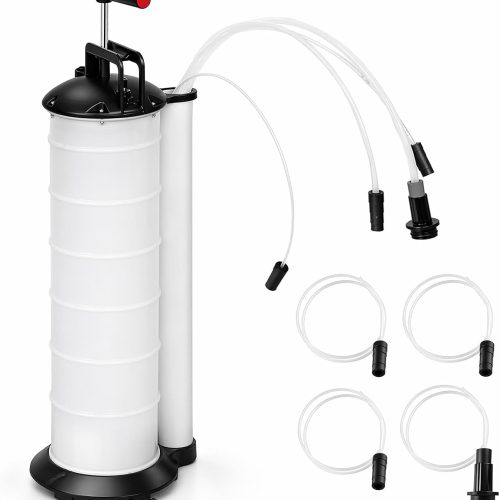61hYFDa5RmL._AC_SL1500_ 7L Manual Vacuum Oil Pump – Fluid Extractor for Oil, Petrol & Fuel Transfer, Includes 4 Tubes, for Cars, Motorbikes & Marine Engines