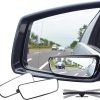 61nbf2dw18L._AC_SL1500_ Rectangle Blind Spot Mirror, HD Glass Convex Wide Angle Rearview Mirror (Framed, Pack of 2)
