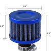 61pGOPTSQqL._AC_SL1200_ 0.47 Inch Universal Cold Air Intake Filter, 12mm Car Turbo Vent Cleaner, Crankcase Breather for Car and Motorcycle Engine Parts