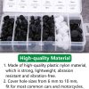 100 Pcs Car Plastic Mounting Clips, 6 Types Bumper Door Trim Rivets Set, Nylon Expansion Rivets Kit