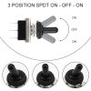 61rPAL4m6zL._SL1500_ 2 Pack 12V Waterproof 3 Way On-Off-On Toggle Switch for Automotive Lights, Motors & Electrical Devices