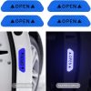 61v3n3VAVoL._AC_SL1200_ 4PCS Reflective Open Warning Stickers for Car Door, Night Visibility Auto Safety Decals, 3.6 Inch Anti-Collision Strip Tape, Universal for Truck, SUV, Van (Blue)