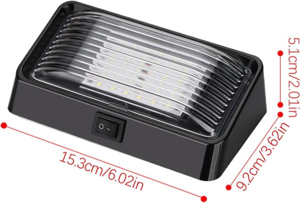 61z4yQFMXDL._AC_SL1500_ 12/14V Waterproof RV LED Outdoor Light, High Brightness Exterior Lamp for RV, Boat, Truck