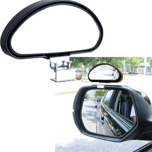 Adjustable Wide Angle Blind Spot Mirror, Screw Fixation, HD Glass, Universal Fit for Car SUV Truck