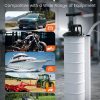 7L Manual Vacuum Oil Pump – Fluid Extractor for Oil, Petrol & Fuel Transfer, Includes 4 Tubes, for Cars, Motorbikes & Marine Engines