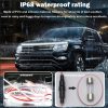 70-Inch Dynamic LED Strip Light, Exterior Flexible Daytime Running Light for Cars, Truck, SUV (White)