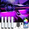 81nbIO3RpL._AC_SL1500_ Car LED Interior Lights, RGB Atmosphere Light with APP Control, 16 Million Colours, USB Port Music Mode, Colour Memory, LED Ambient Lighting Kit, DC 5V
